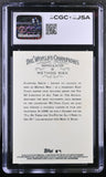 2018 Topps Allen & Ginter #82 Method Man Signed Card CGC JSA Auto Authentic