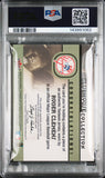 2002 Fleer Platinum Clubhouse Coll. Roger Clemens Signed Card Auto 10 PSA Yankee
