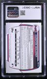 Hurston Waldrep 2023 Bowman Draft #BD-114 Signed Card CGC Auth JSA Auto Auth