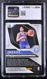 Jared McCain 2024-25 Panini Prizm Silver#222 Signed Card CGC Auth JSA Auto Auth