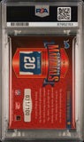 Barry Sanders 2002 Donruss Classics Mat #CM12 Signed Card PSA A Auto 10