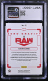 Kairi Sane 2024 Panini Photogenic WWE #12 Zero Gravity Signed Card CGC JSA Auto