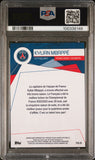 2023 Topps Paris Saint-Germain Fan Set #PSG20 Kylian Mbappe Signed Slabbed PSA