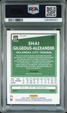2020 Panini Dnrss Optic Target Set #143 Shai Gilgeous-Alexander signed card PSA