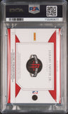 2022 Panini Ntnl Trsr Rki Trpl Mat #JSJ Jabari Smith 13/99 signed PSA A Auto 9