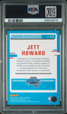 2023 Panini #212 Jett Howard Press Proof Purple 70/199 signed Card PSA 7 AUTO 10
