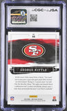 2023 Panini Imp. Silver#66 23/50 George Kittle Signed Card CGC Auth JSA Auto