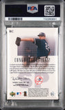 2001 SP Game-Used Authentic Fabric #RC Roger Clemens signed card PSA A Auto 10