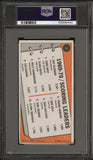 1970 Topps #1 Kareem Abdul-Jabbar Jerry West Elvin Hayes Signed Card PSA Auto 9