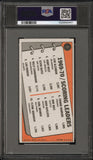 1970 Topps #1 Kareem Abdul-Jabbar Jerry West Elvin Hayes Signed Card PSA Auto 9
