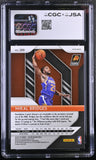 2018-19 Panini Prizm Silver#289 Mikal Bridges Signed Card CGC Auth JSA Auto Auth