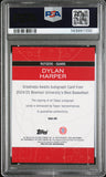 2024 Bowman University GRT Gold Geo#GAA-DH Dylan Harper Signed Card Auto 8 PSA