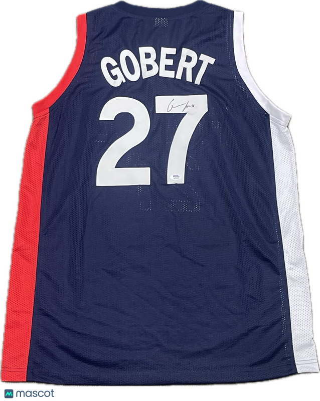 Rudy Gobert Signed Jersey PSA France Autographed