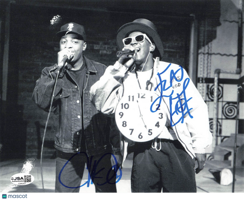 Flavor Flav and Chuck D signed 8x10 Photo Public Enemy JSA Autographed