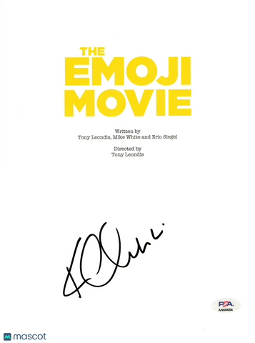 Kevin Chamberlain Signed 8.5x11 Photo PSA Autographed The Emoji Movie