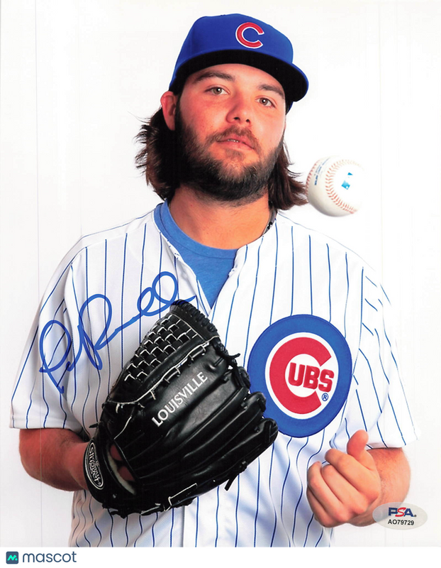James Russell Chicago Cubs Signed 8x10 Photo PSA