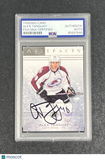 2014-15 Upper Deck Artifacts Hockey#86 Alex Tanguay Signed Card Auto PSA Slabbed