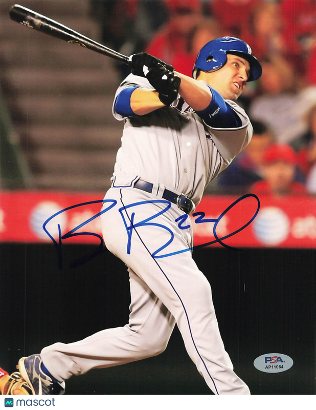 Ben Broussard Seattle Mariners Signed 8x10 Photo PSA