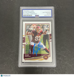 Ryan Kerrigan 2020 Panini Donruss optic basketball#99 Signed Card PSA Autograph