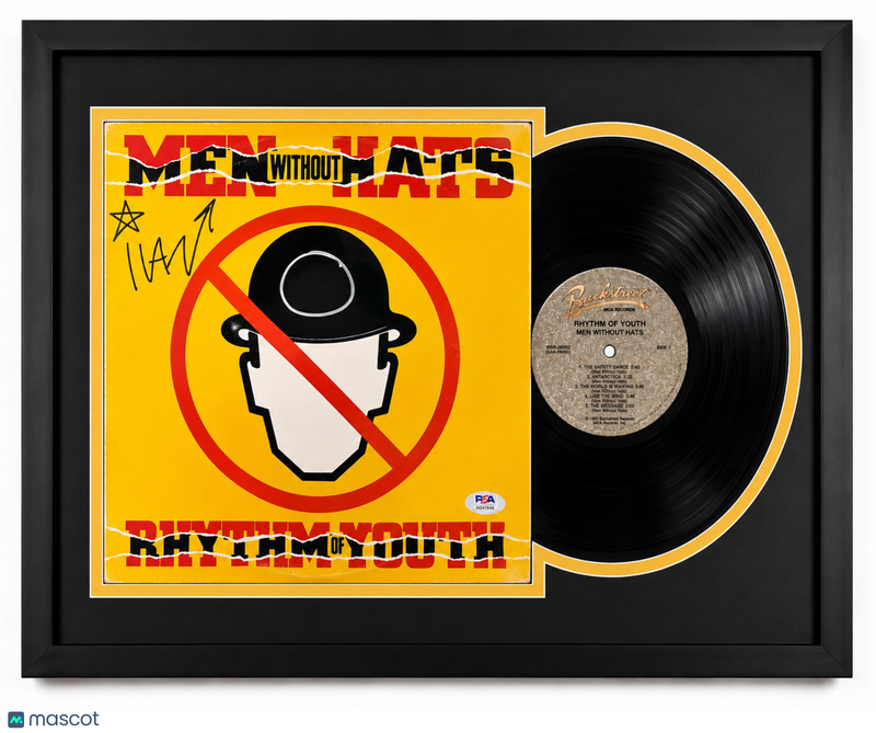 Ivan Doroschuk Signed Men Without Hats Customed Framed Vinyl PSA Album Auth