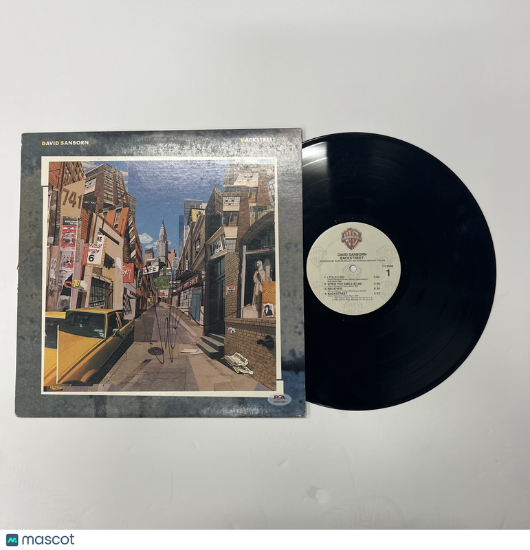 David Sanborn Signed Backstreet Vinyl Album PSA Autographed