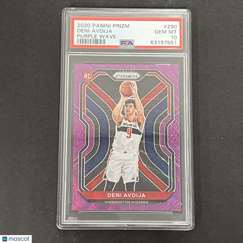 2020 Panini Prizm #290 Deni Avdija PSA 10