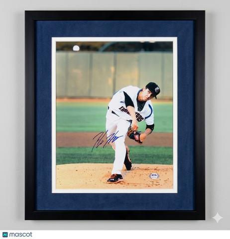 Hunter Harvey Aberdeen IronBirds Signed 11x14 Custom Framed Photo PSA