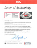 2025 Chicago Bears Team Signed Football PSA LOA Autographed Bears