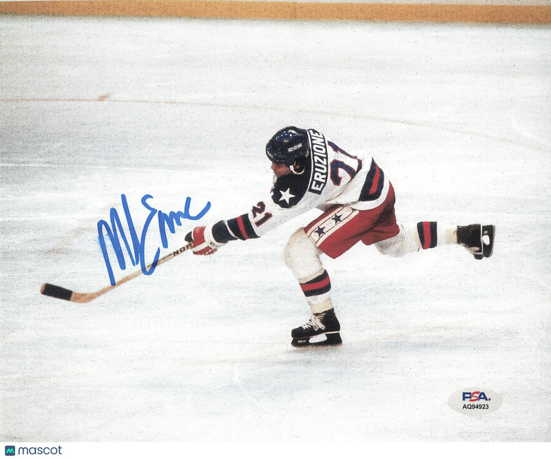 Mike Eruzione signed 8x10 Photo Hockey PSA Autographed