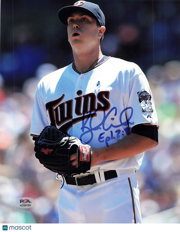 Kyle Gibson Minnesota Twins Signed 8x10 Photo PSA