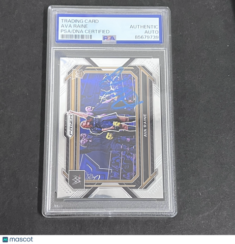 2023 Ava Raine Panini Prizm#56 Signed Card PSA Auto Auth Autographed