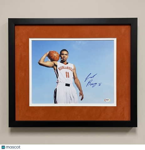 Joel Berry Lake Highland Prep Highlanders Signed 11x14 Custom Framed Photo PSA