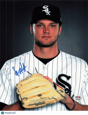 Spencer Adams Chicago White Sox Signed 8x10 Photo PSA