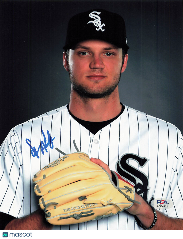 Spencer Adams Chicago White Sox Signed 8x10 Photo PSA