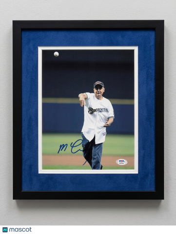 Marc Lasry Milwaukee Bucks Signed 8x10 Custom Framed Photo PSA