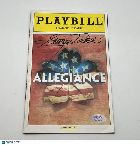 George Takei Signed PLAYBILL PSA/DNA Autographed