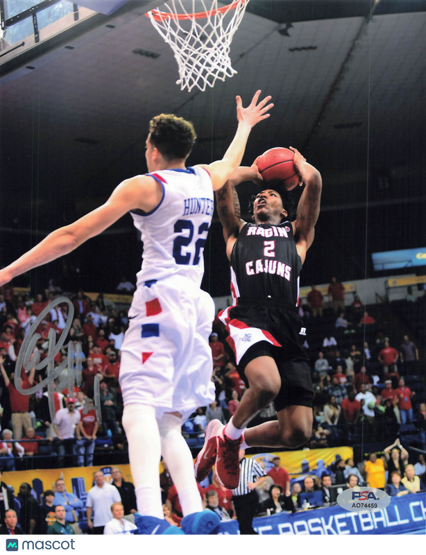 Elfrid Payton Signed 8x10 Photo PSA Louisiana-Lafayette Ragin' Cajuns