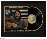 Jesse Colin Young Signed On the RoadCustom Framed Vinyl Album PSA Auth