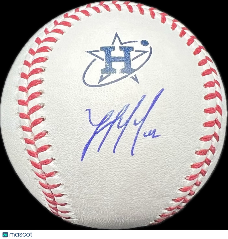Yordan Alvarez Houston Astros Signed Baseball MLB PSA