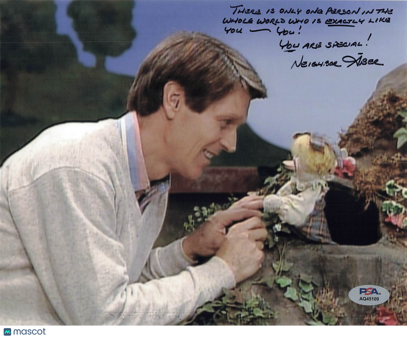 Chuck Aber Signed 8x10 Photo PSA Autographed