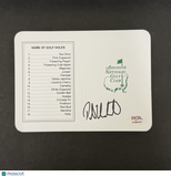 Peter Uihlein Signed Masters Golf Scorecards Photo PSA Autographed