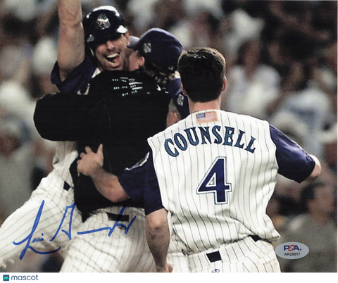 Luis Gonzalez Arizona Diamondbacks Signed 8x10 Photo PSA