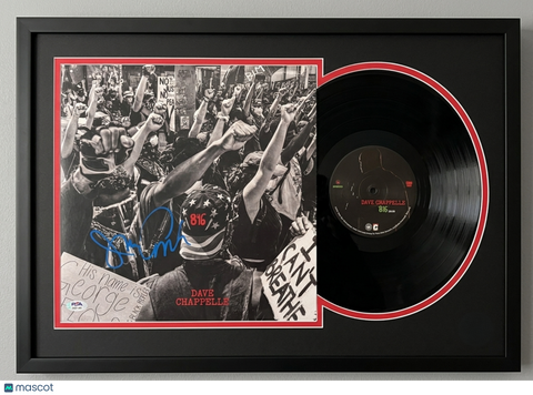 Dave Chappelle Signed 8:46 Framed Vinyl PSA Album Auth