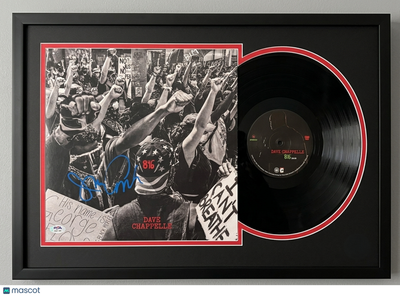 Dave Chappelle Signed 8:46 Custom Framed Vinyl PSA Album Auth