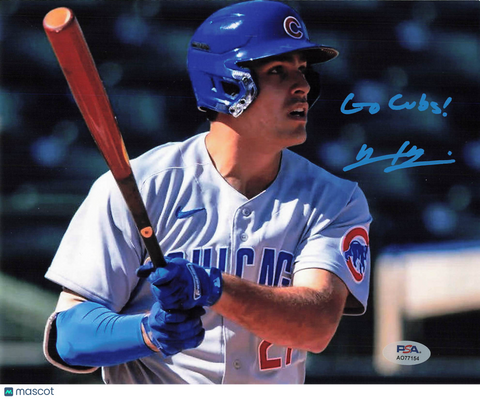 Matt Mervis Signed 8x10 Photo PSA Chicago Cubs