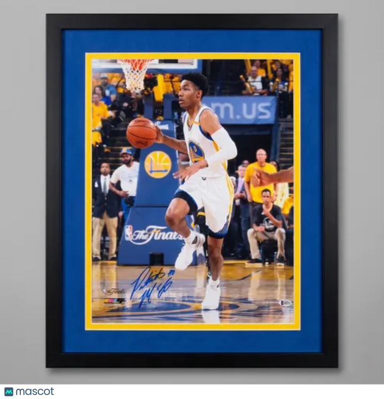 Patrick McCaw Golden State Warriors Signed 16x20 Custom Framed Photo BAS