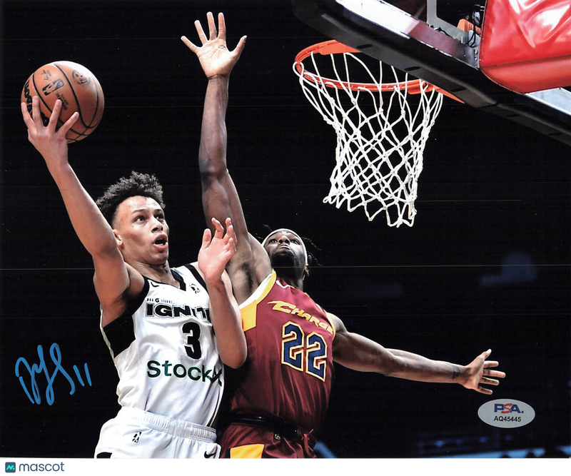 Dyson Daniels NBA G League Ignite Signed Basketball 8x10 Photo PSA