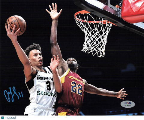Dyson Daniels NBA G League Ignite Signed Basketball 8x10 Photo PSA