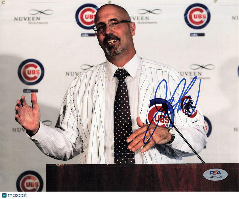 Jim Deshaies Chicago Cubs Signed 8x10 Photo PSA