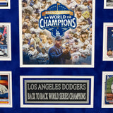 2025 World Series Champion Los Angeles Dodgers 10-Card Custom Display Frame